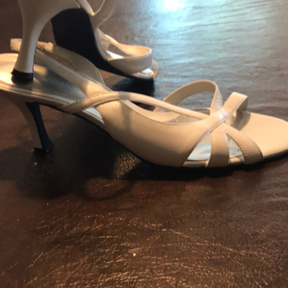 White sandals